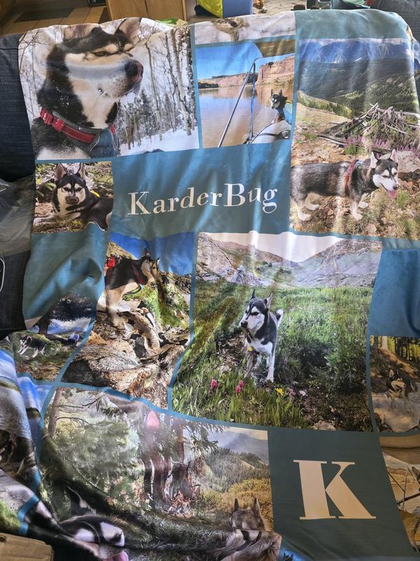 Create 50x60 Collage Photo Plush Berber Fleece Blanket| Snapfish US