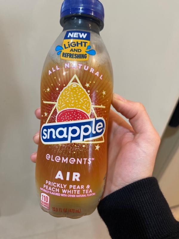 Snapple White Tea, Prickly Pear & Peach, Air