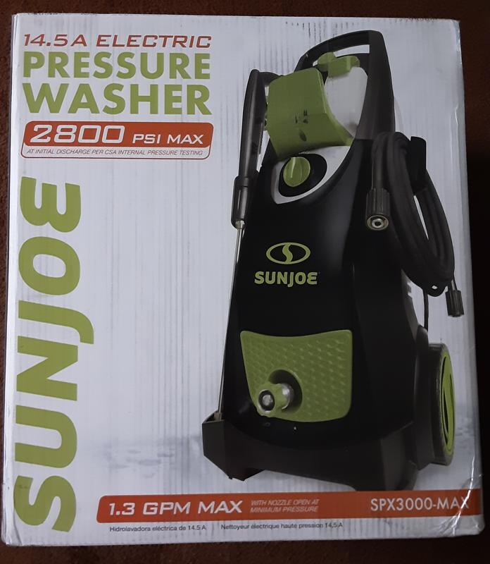 Sun joe pressure on sale washer 2800 psi