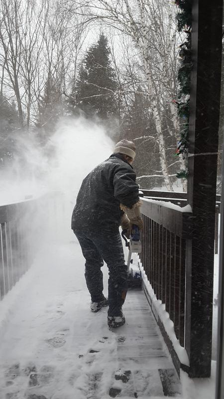 My wifw with her Cristmas gift