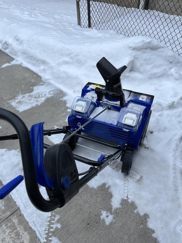 Note the cleared concrete!