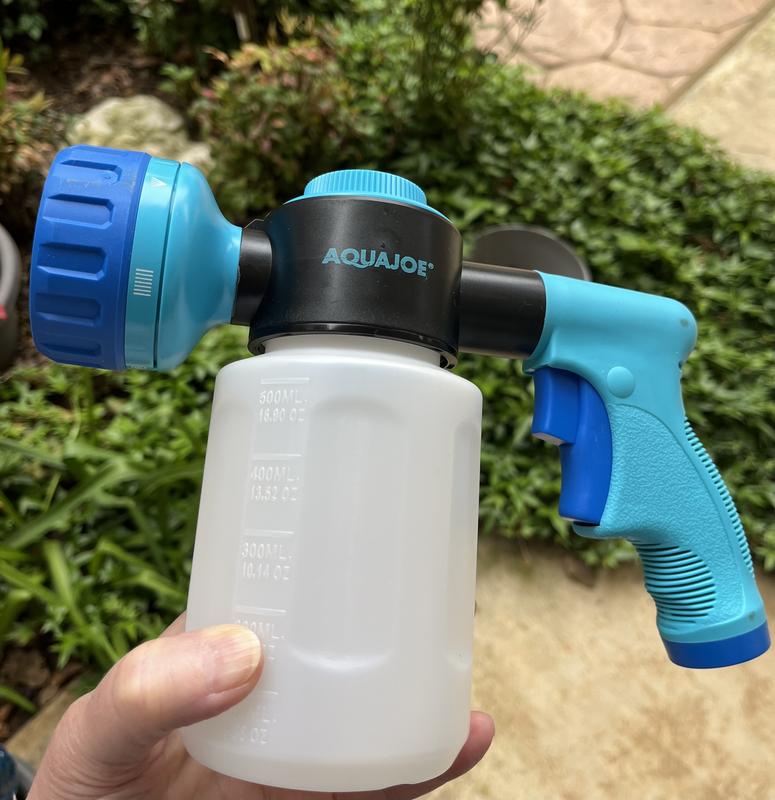 Dropship Aqua Joe AJ-SPXN 2-in-1 Hose-Powered Adjustable Foam Cannon Spray  Gun Blaster With Spray Wash Quick-Connect To Any Garden Hose to Sell Online  at a Lower Price