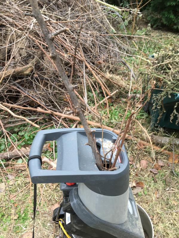 Elektro jardín-cortapajas messerhäcksler madera-destructoras 2500w hasta 40mm roz-g75