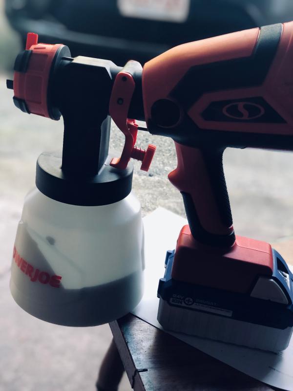 Sun Joe 24v Ionmax 4-ah Cordless Hvlp Paint Sprayer Cordless Battery  Handheld HVLP Paint Sprayer in the HVLP Paint Sprayers department at