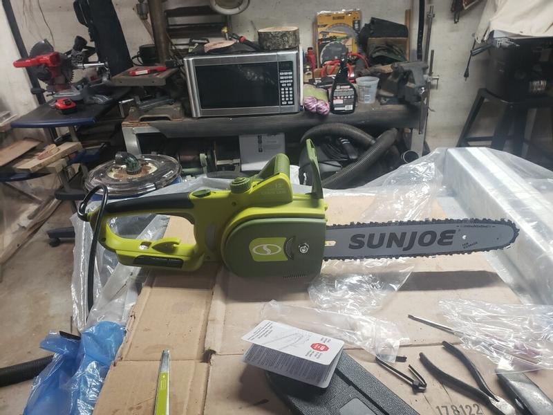Sun Joe 12 Inch 9 Amp Electric Chain Saw SWJ698E