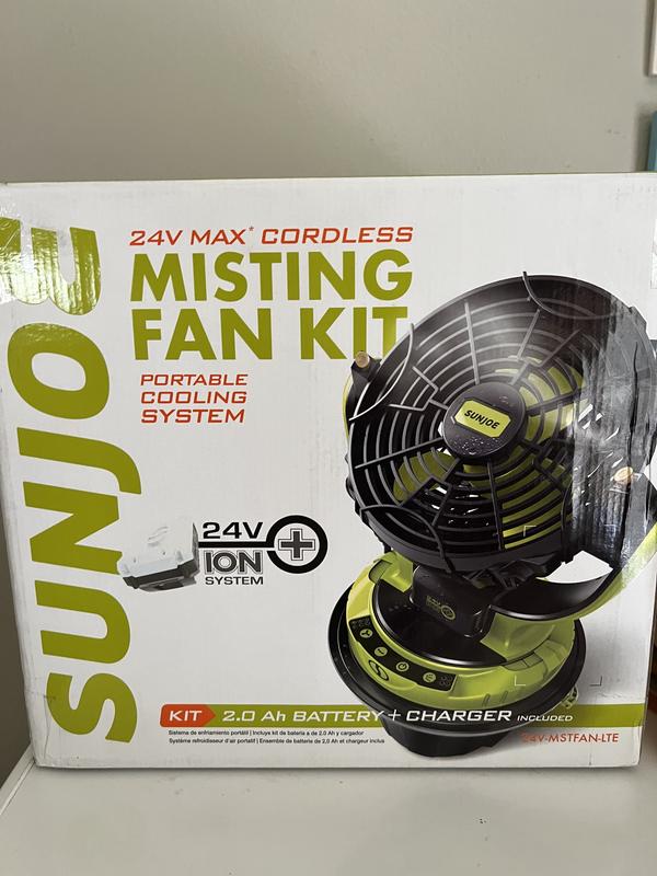 My new cordless misting fan