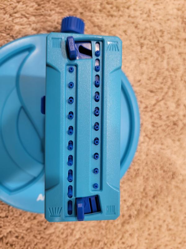 Aqua Joe 20-Nozzle Adjustable Gear Driven Oscillating Sprinkler
