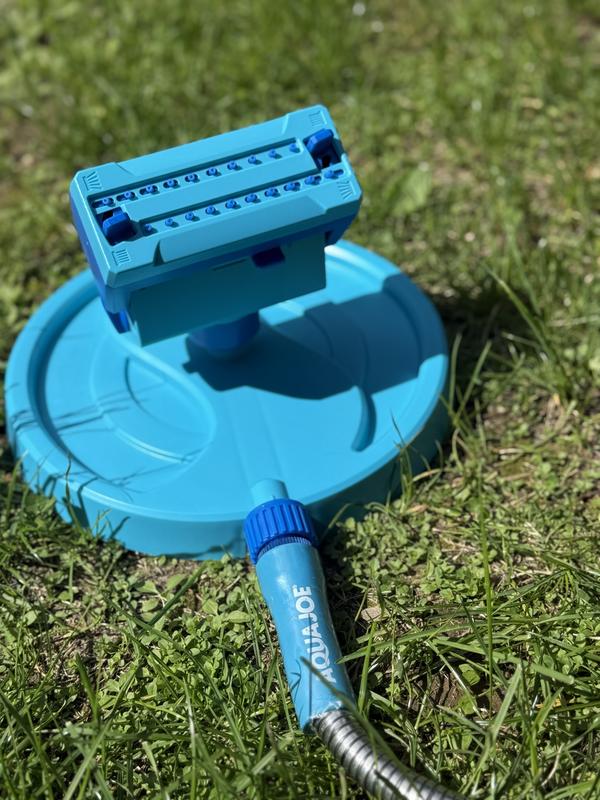 AQUA JOE 20-Nozzle Max Coverage Adjustable Gear Driven Oscillating