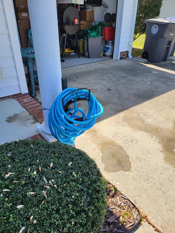 Aqua Joe AJPGH50-DWS Hybrid Polymer FLEX Kink Free Hose | 5/8 In | 50 Ft. | Lead Free