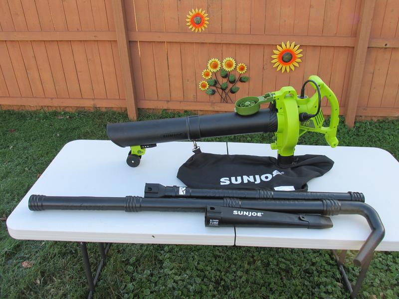 Sun Joe SBJ606E-GA-SJG 4-in-1 Electric Blower | 250 MPH | 14