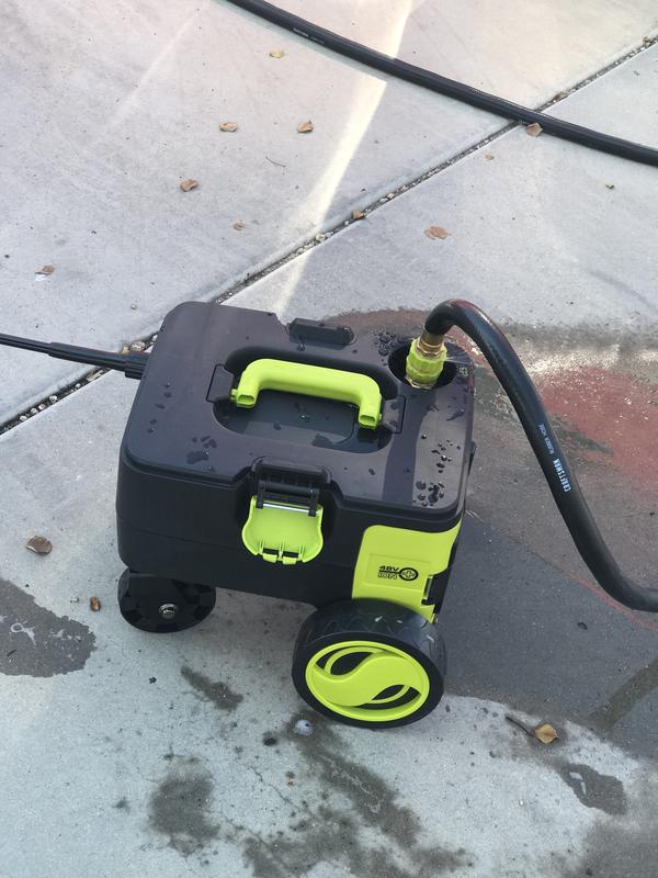 Sun joe discount cordless pressure washer