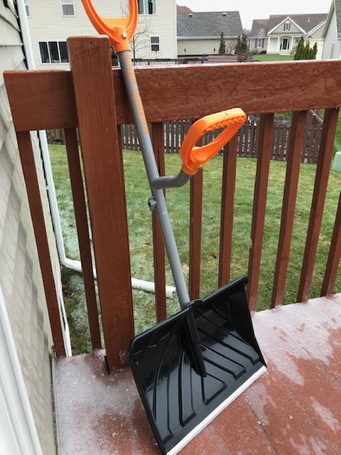 Ergieshovel Steel Shaft Impact Resistant Snow Shovel