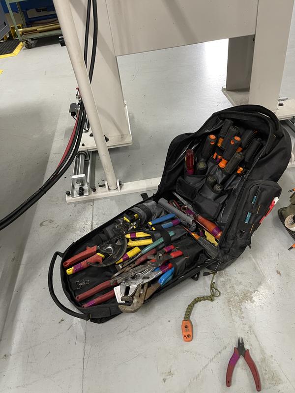 Southwire Black Polyester Zippered Tool Bag in the Tool