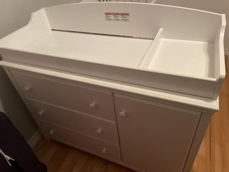 Cotton candy outlet changing table dresser