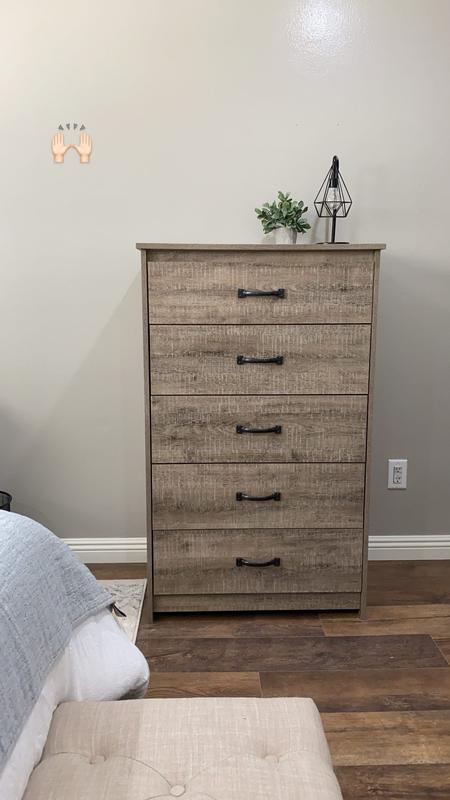 5-Drawer Chest | Weathered Oak | Tassio | South Shore