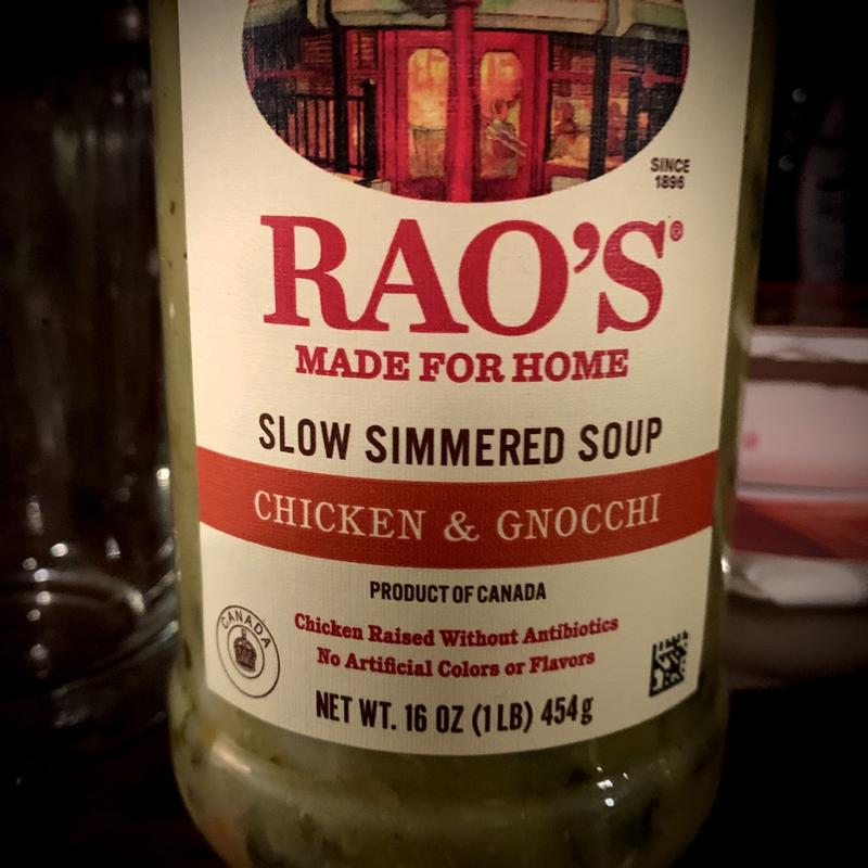 Rao's Made for Home Chicken Gnocchi Soup 16oz, Traditional Italian Heat and  Serve Soup, Made with Premium Quality Chicken and Vegetables