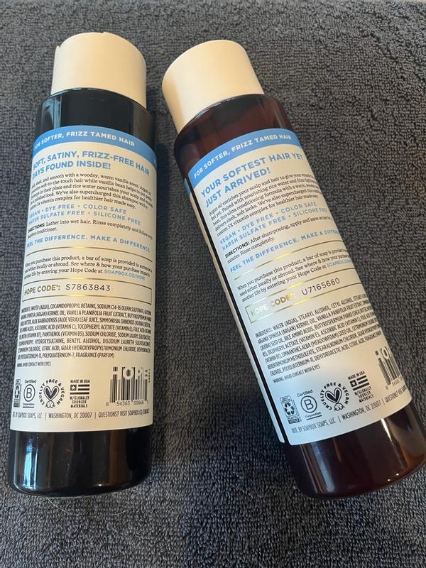 Argan Oil & Vanilla Anti-Frizz Shampoo + Conditioner Set - 1 Liter