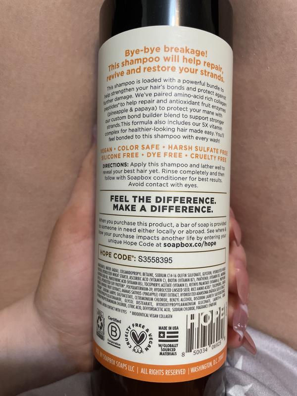 Collagen Fruit Enzymes Repairing Shampoo Soapbox