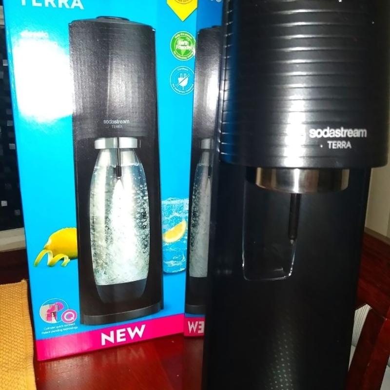 SodaStream Terra Black Soda Machine and Sparkling Water Maker Kit  1012811011 - The Home Depot