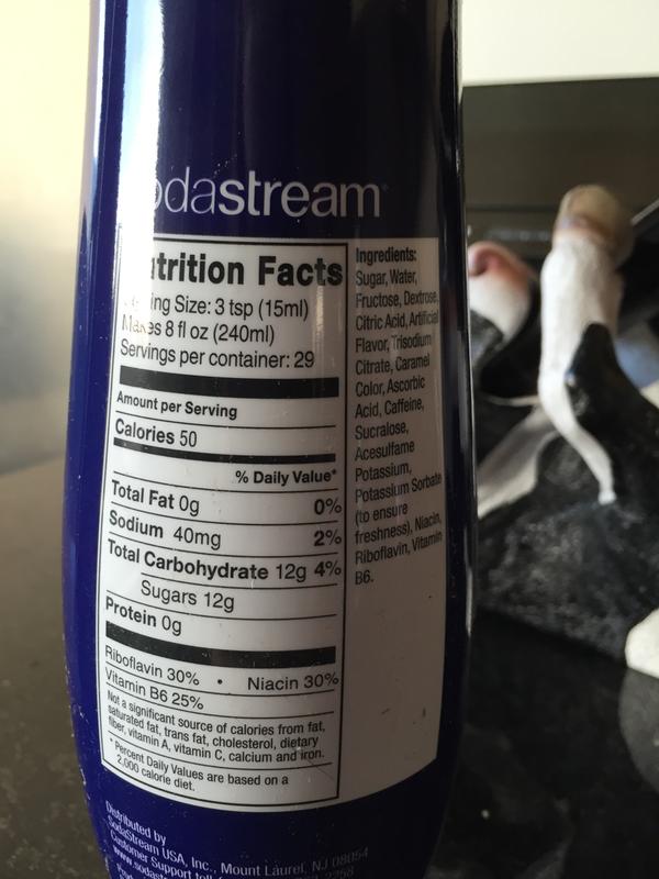 Customer Reviews SodaStream® Xtreme Energy Sparkling Drink Mix Bed