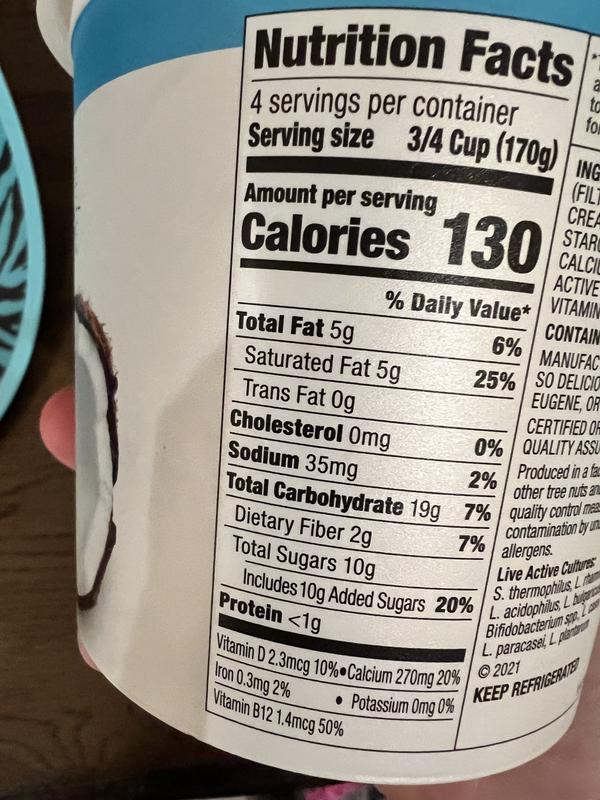 Plain Yogurt Ingredients