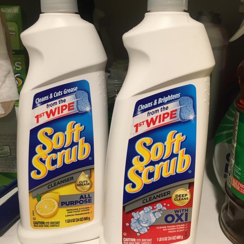 Soft Scrub Cleaner, with Bleach, Gel - 28.6 fl oz