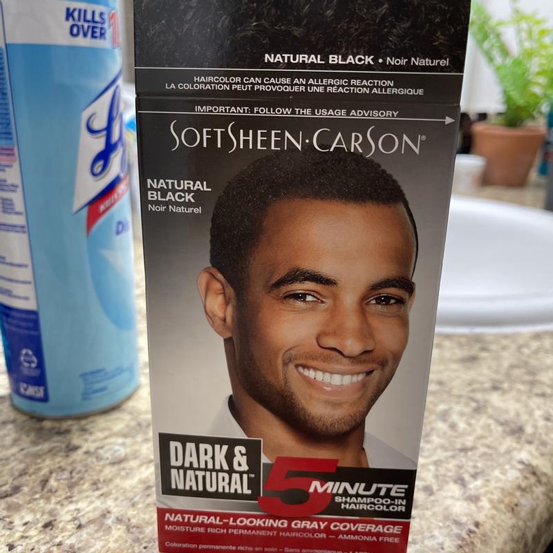 Softsheen Carson Dark & Natural 5 Minute Permanent Haircolor, Natural Black