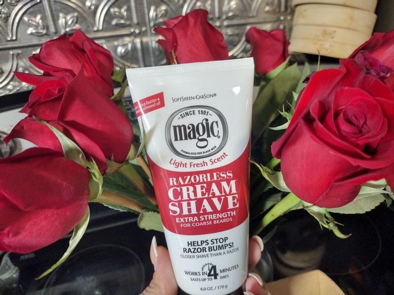 SoftSheen-Carson Magic Razorless Cream Shave, Extra Strength, 6 oz