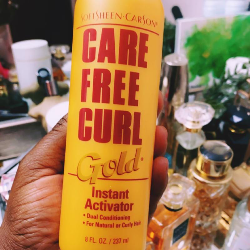 Softsheen Carson Care Free Curl Gold Hair & Scalp Spray Long Lasting 16 fl  oz