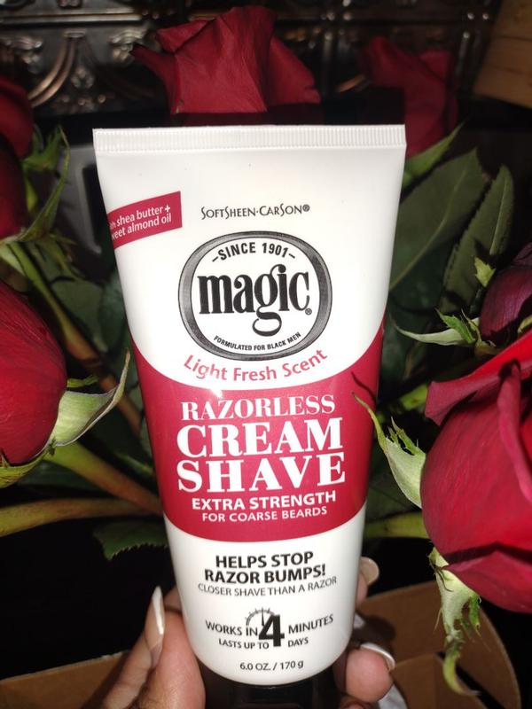 SoftSheen-Carson Magic Razorless Cream Shave, Extra Strength, 6 oz
