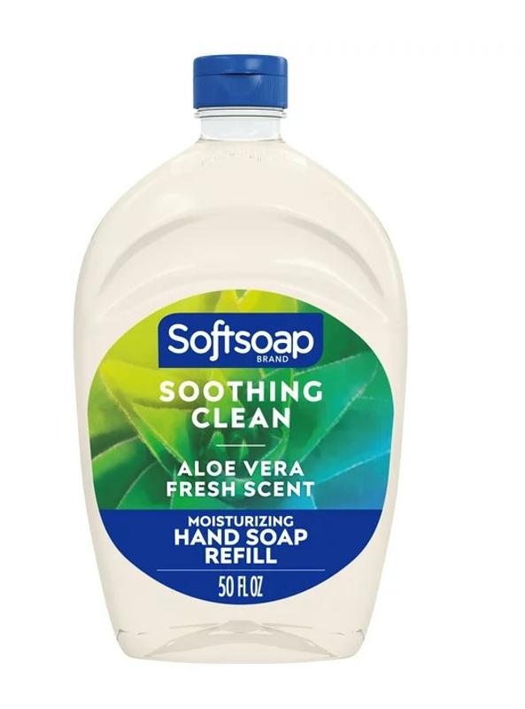 Softsoap Soothing Clean Liquid Hand Soap, Aloe Vera Scented Liquid