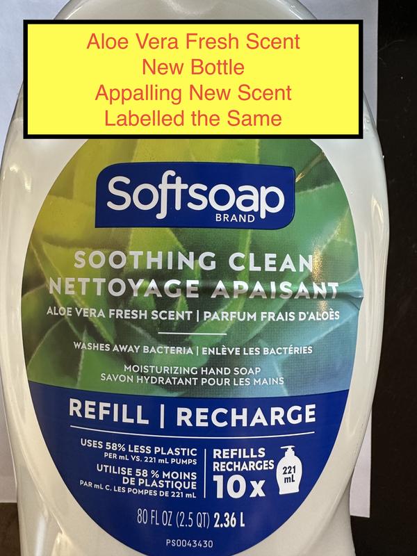 Soothing Clean Aloe Vera Fresh Scent Liquid Hand Soap | Softsoap