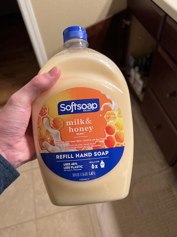 Softsoap Liquid Hand Soap Refill, Milk and Golden Honey - 50 fl oz bottle