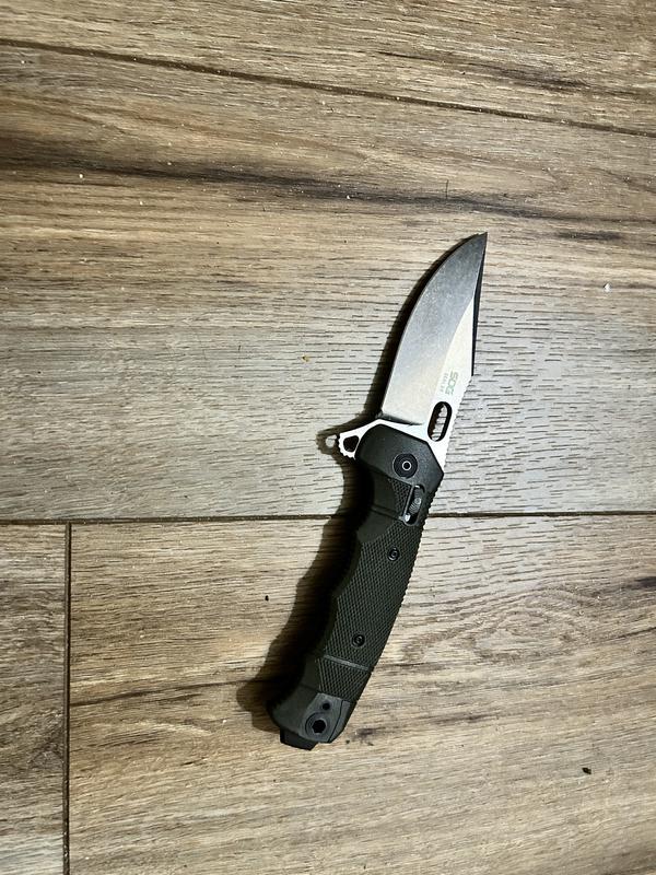 SEAL XR OD Green + Stonewash | Professional Use Folding Knife