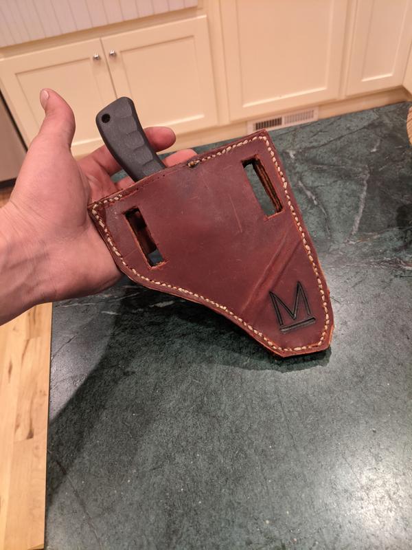 Bison leather sheath I had made