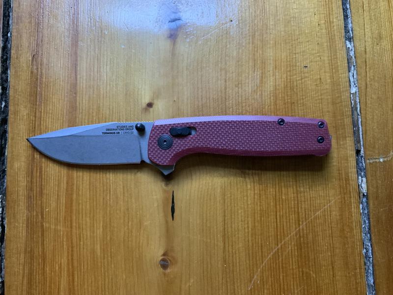 Terminus XR G10 - Crimson | Daily Carry Folding Knife