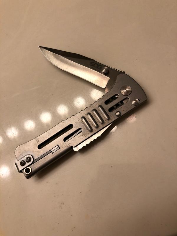 SOG 3.18 in. Slimjim Folding Knife, Satin at Tractor Supply Co