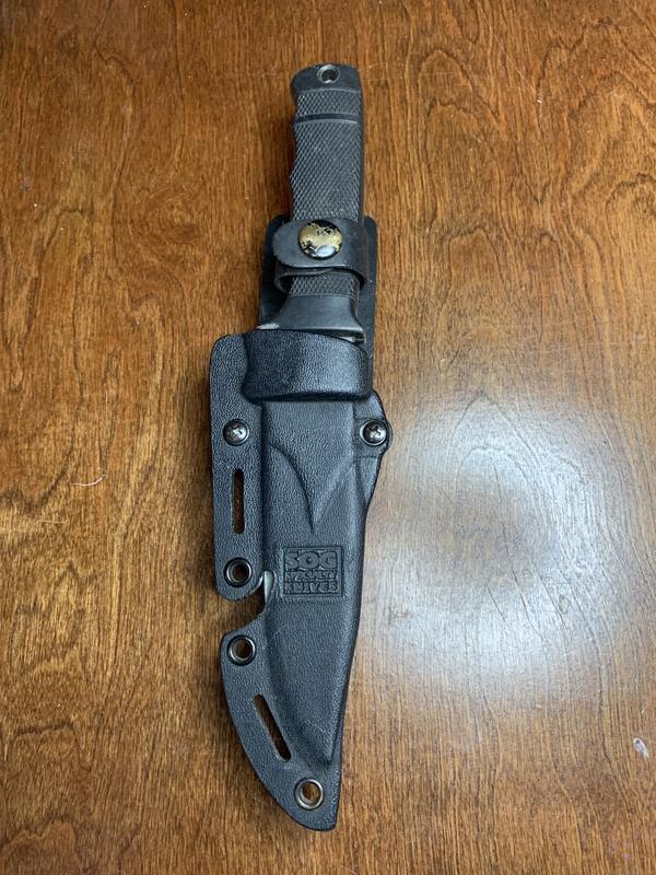 SEAL Pup Elite Serrated - Nylon Sheath | Professional Fixed