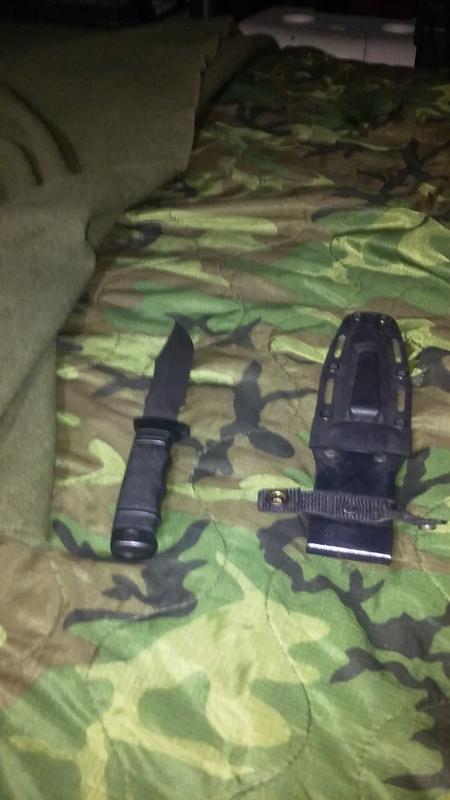 My 2 favorites, woobie and knife