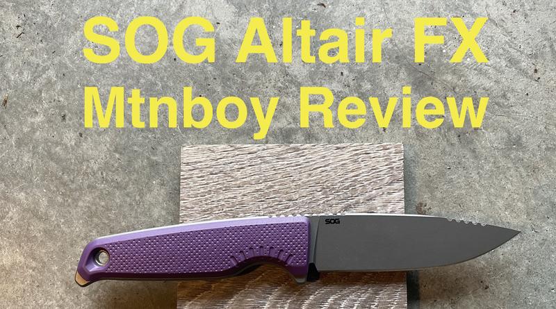 Altair FX - Dusk Purple | Outdoor Use Fixed Blade Altair FX - Dusk Purple | Outdoor Use Fixed Blade