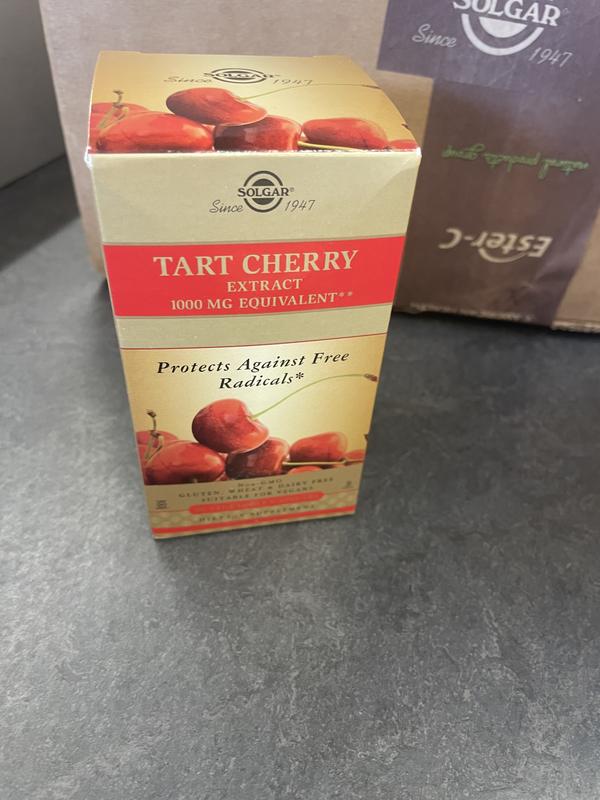 Tart Cherry 1000 mg Vegetable Capsules - General Health - Solgar Tart Cherry 1000 mg Vegetable Capsules - General Health - Solgar