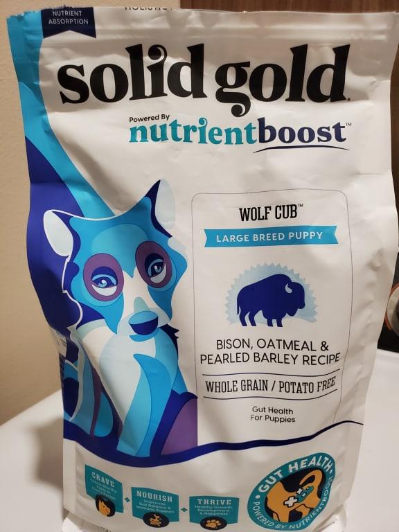 Solid Gold Nutrientboost Wolf Cub Bison Py Dry Dog Food, 22 Lbs. 