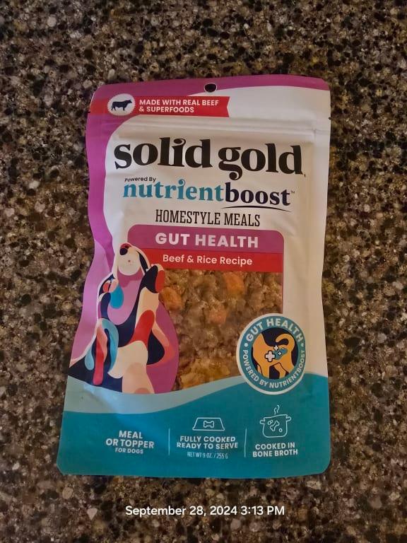 Mix in with her dog food