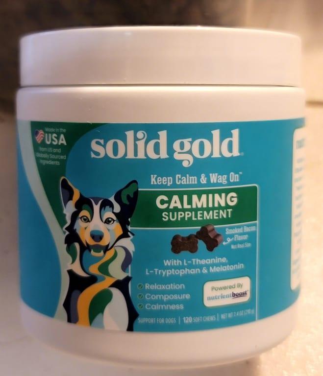 Solid Gold Keep Calm & Wag On Calming Aid Smoked Bacon Flavor Dog Chews