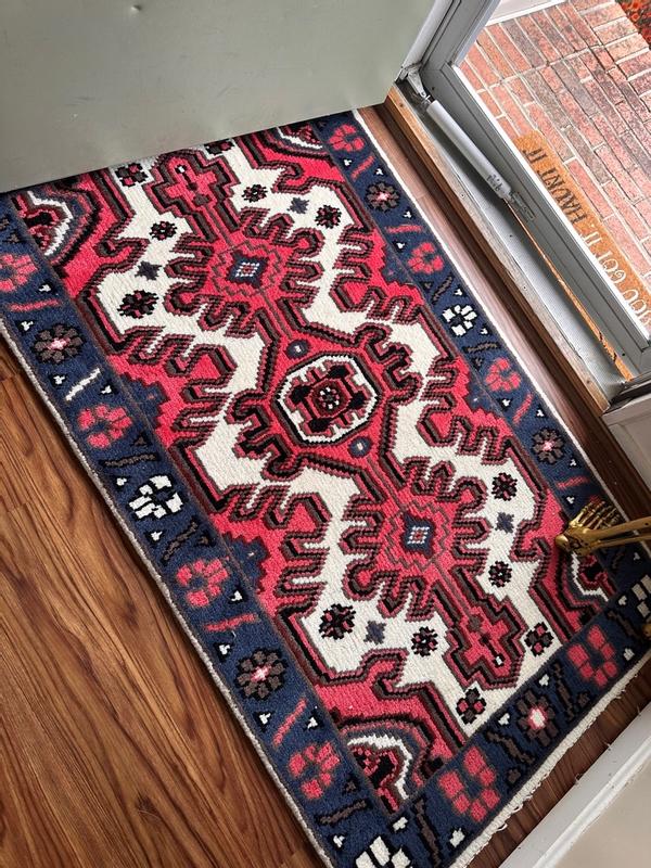 Solo Rugs Tribal 5 x 8 (ft) Knotted Wool Ivory Rectangular Indoor ...