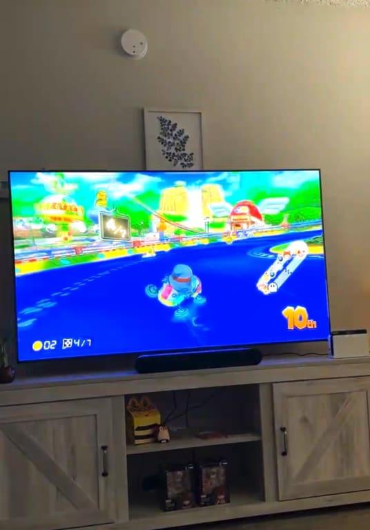 Currently using it on the Samsung Q80C