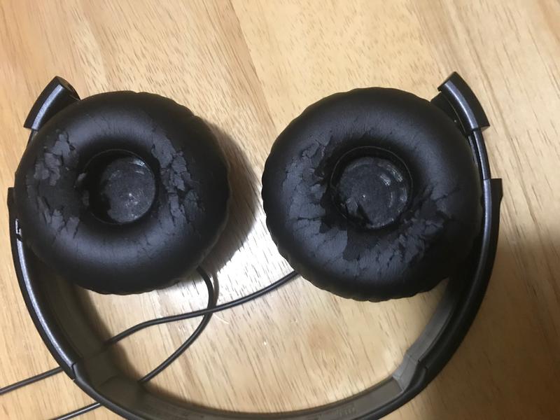 Cushions deteriorating.