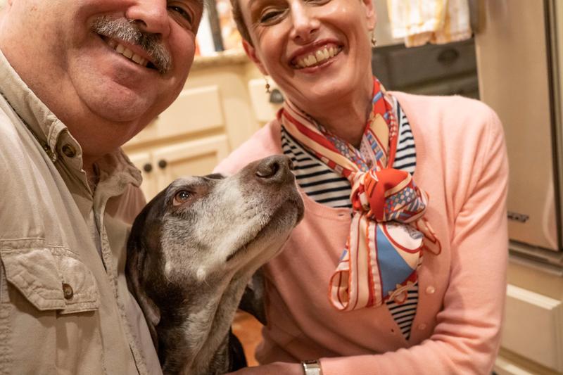 puppy and her parents