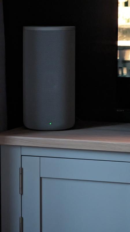 Takes up less space than previous floor standers