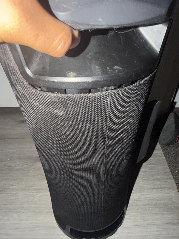 The end of one handle